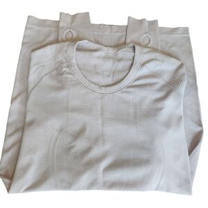 Lululemon Athletica Swiftly Tech Long Sleeve Hip Length, Size 8, Pale Pink Color